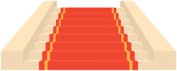 红地毯天鹅绒楼梯欢迎名人图片下载