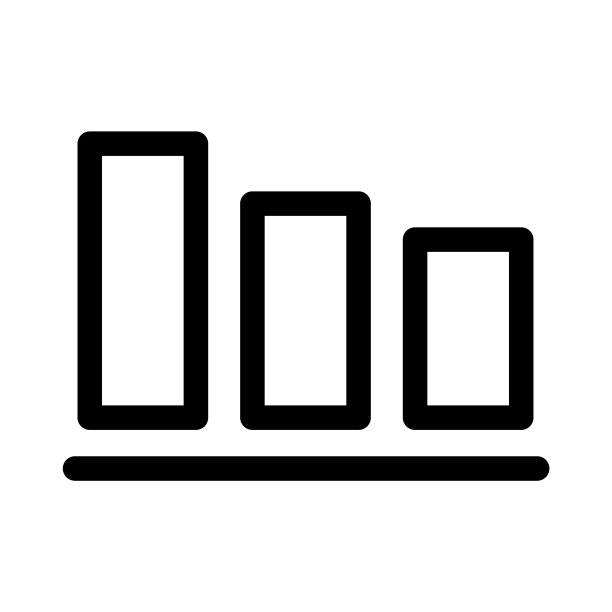 上的曲线图标用于业务和管理图片下载