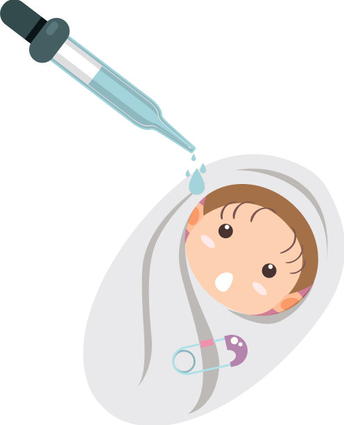 正在接种小儿麻痹疫苗的婴儿图片下载