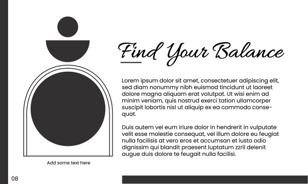 抽象的平衡布局，展现和谐的生活方式图片下载