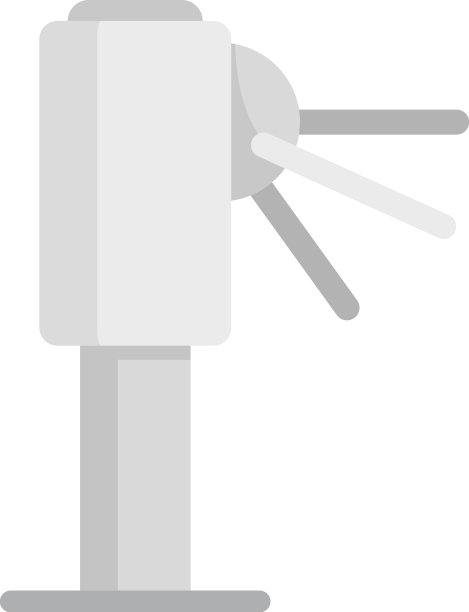 地铁转门图标平孤立图片下载