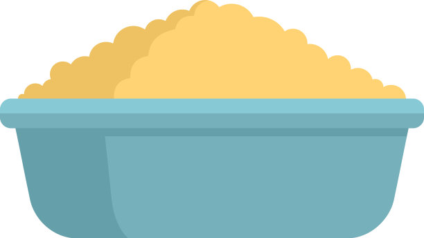 谷物片蛋白质图标扁平分离图片下载