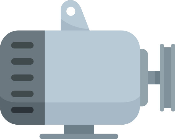 汽车发电机图标平孤立图片下载