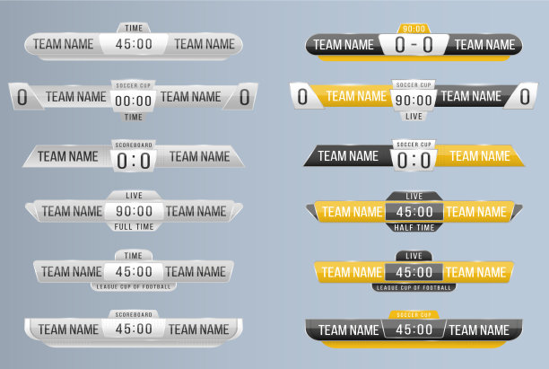 一个记分牌转播体育记分牌足球图片下载