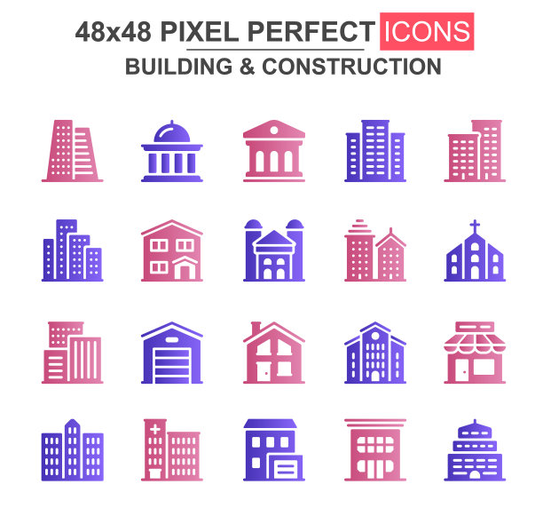 构建和构建字形图标集图片下载