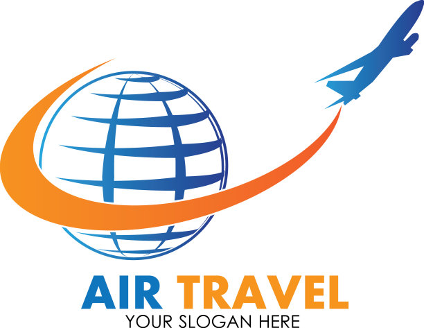 航空旅行标志图标设计模板图片下载