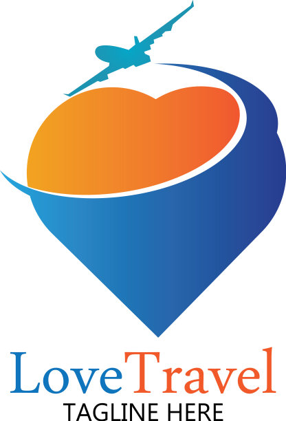 爱旅行标志图标设计模板图片下载