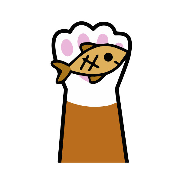 猫爪抓鱼图片下载