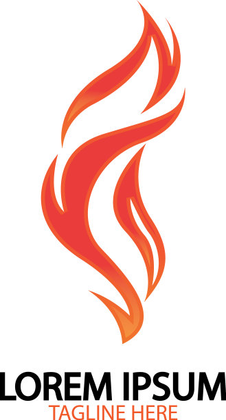 火焰标志火焰图标设计模板图片下载