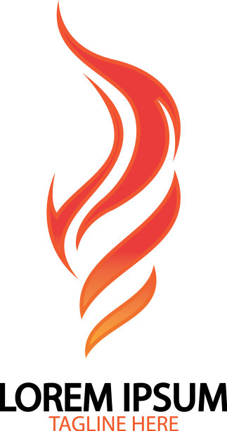 火焰标志火焰图标设计模板图片下载