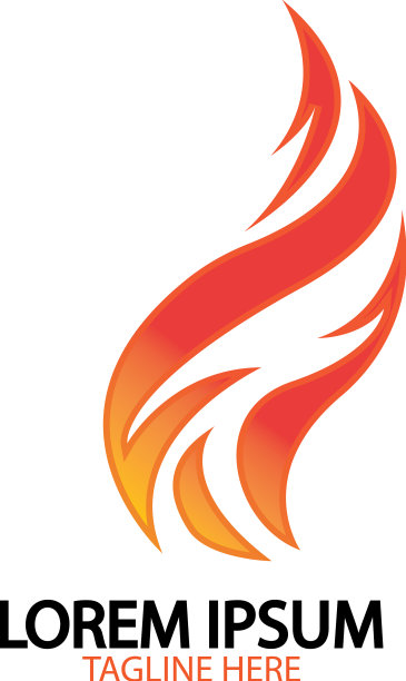 火焰标志火焰图标设计模板图片下载