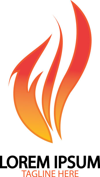 火焰标志火焰图标设计模板图片下载