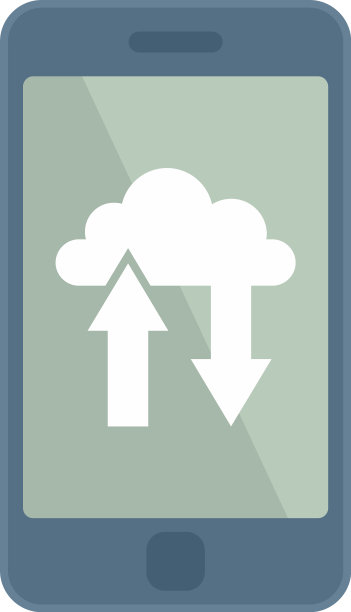 手机云遥控图标平隔离图片下载