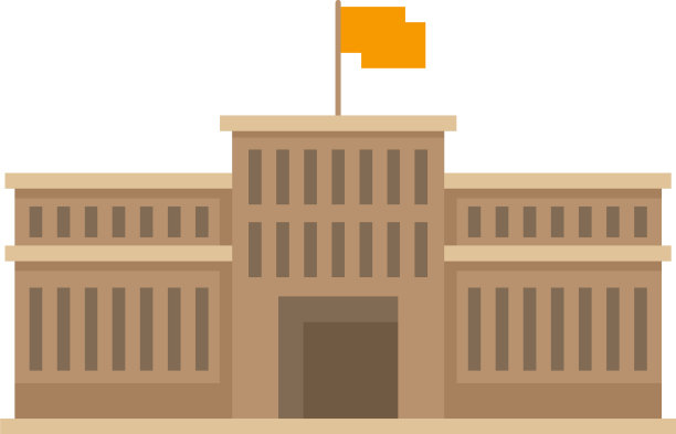 议会大厦的标志性建筑被孤立图片下载