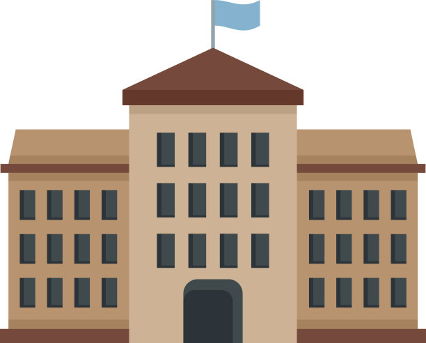 塔议会的标志平坦孤立图片下载