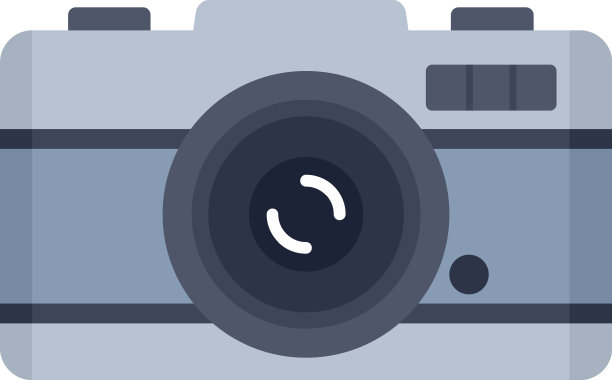 旅行相机图标平孤立图片下载