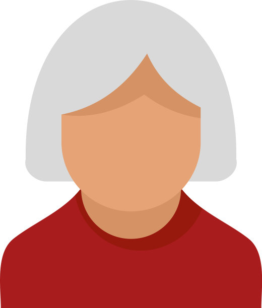 护理老人图标平孤立图片下载