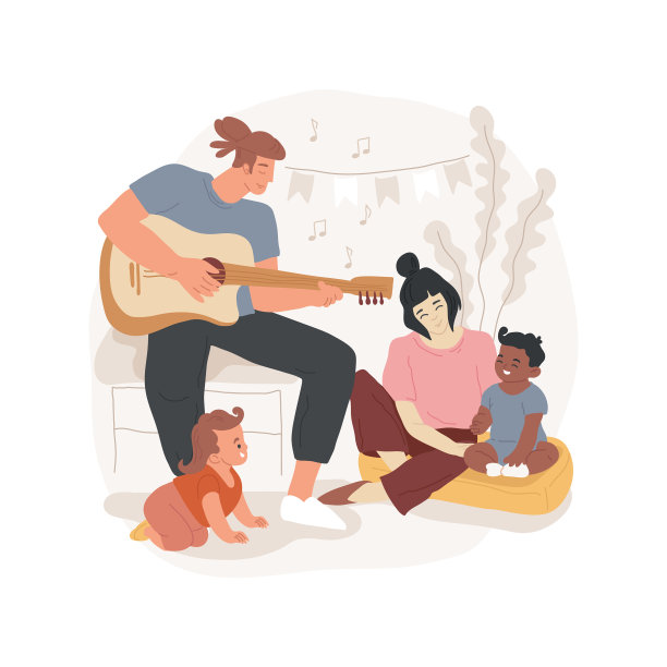 听音乐孤立卡通图片下载