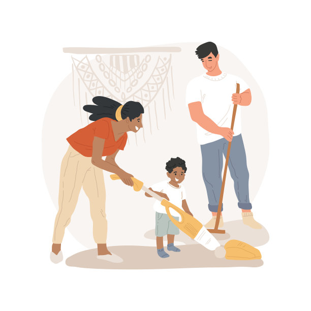 教真空隔离清洁卡通图片下载