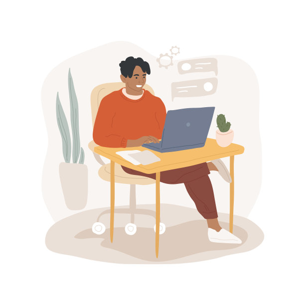 智能辅导系统孤立卡通图片下载