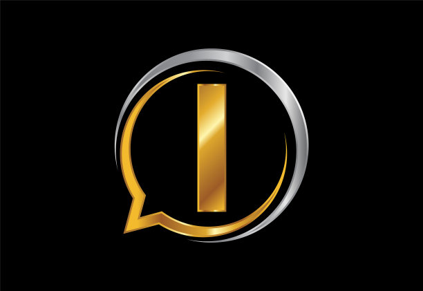 字母首字母I字母与一个气泡字母图片下载