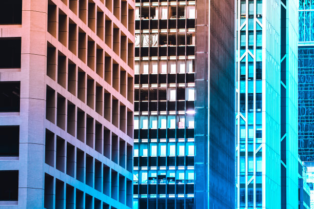 城市中心区建筑立面格局研究图片下载