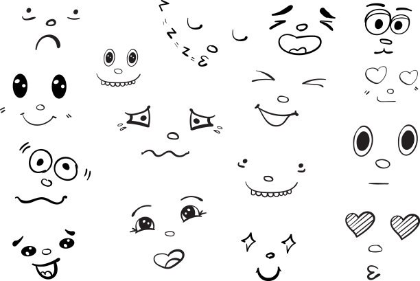 充满爱意的滑稽表情图片下载