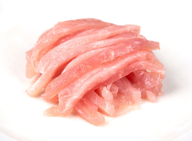白底里脊肉丝图片下载