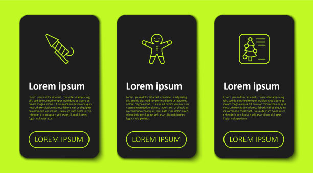 设线烟火火箭假日姜饼人图片下载