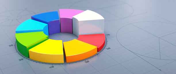 彩色甜甜圈图在白色工程蓝图表面。特写，水平构图。图片下载