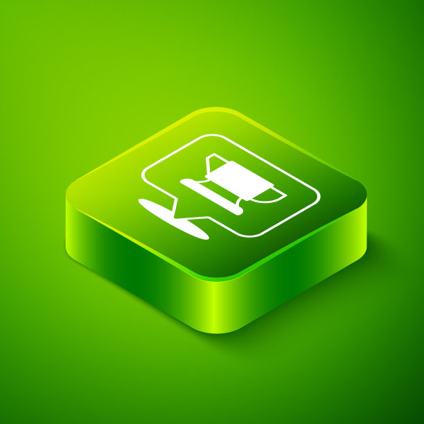 铁匠的等距砧工具图标孤立上图片下载