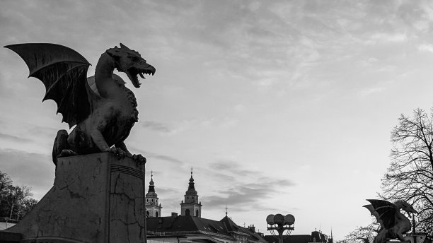 龙在卢布尔雅那图片下载