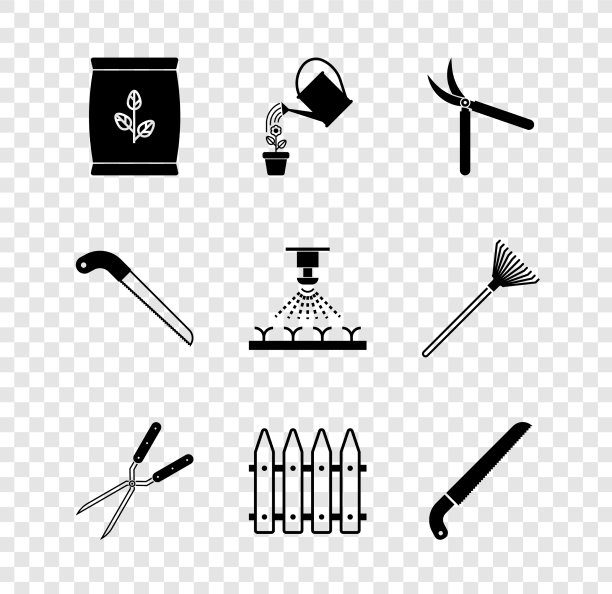 集肥料袋浇罐园艺图片下载