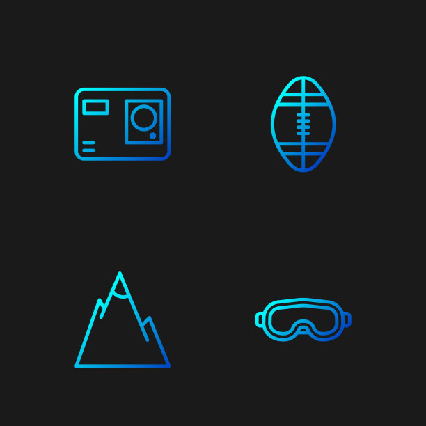 定线滑雪护目镜高山行动极限图片下载