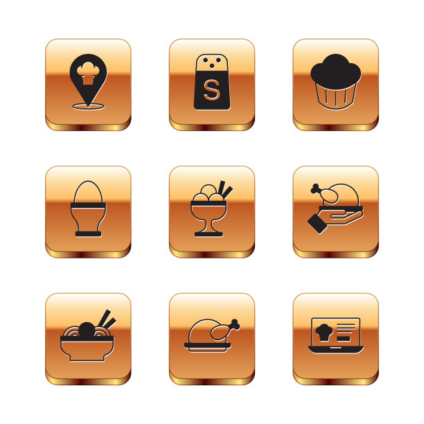 将厨师帽与亚洲面条放置在碗中图片下载