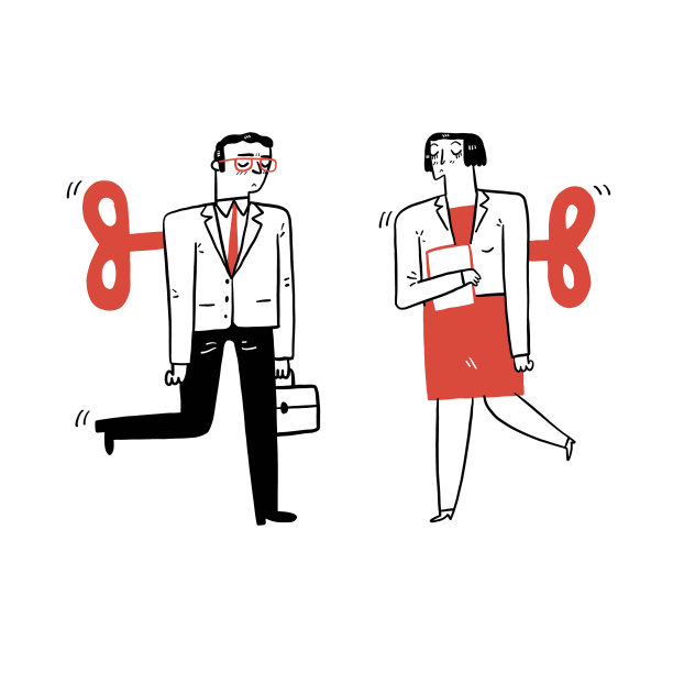 商人背上的手转卷机图片下载