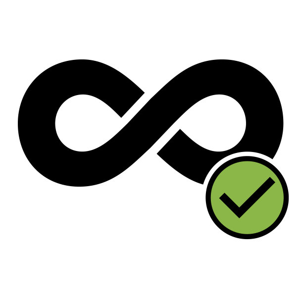 无限的几何图标，数学纹身符号，无尽的抽象形状矢量插图现代标志图片下载