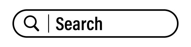 互联网搜索框。网络上的搜索框。向量。图片下载