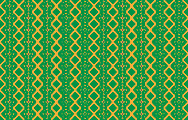 抽象几何图案和部落图案，运用当地的织物图案设计，设计灵感来源于土著部落。无缝几何矢量插图图片下载