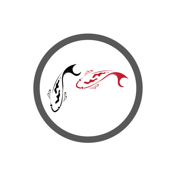 锦鲤的标志设计理念图片下载