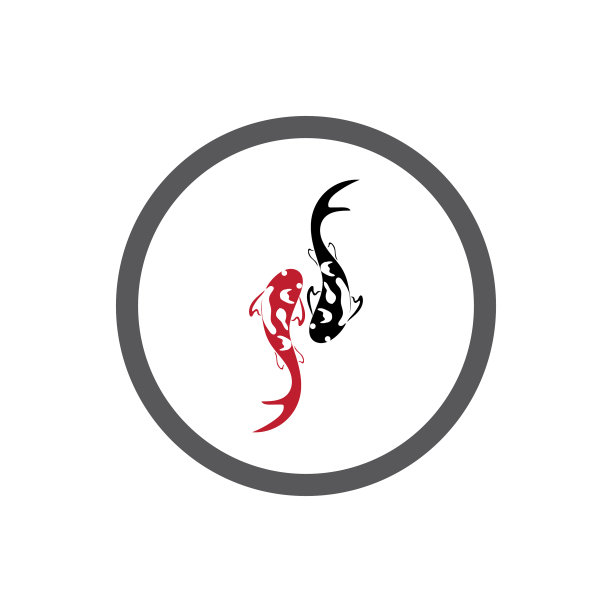 锦鲤的标志设计理念图片下载