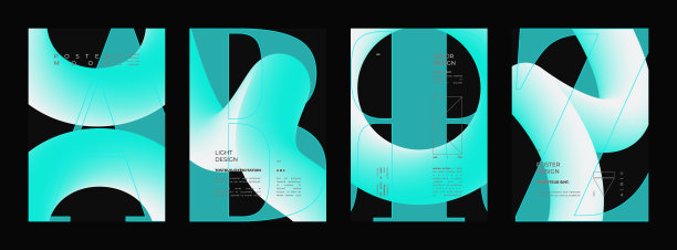 摘要海报设计作品集。图片下载