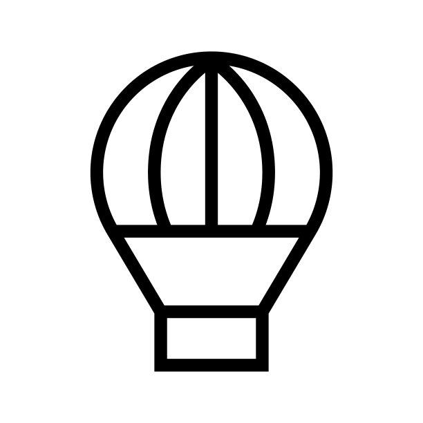 热气球图标图片下载