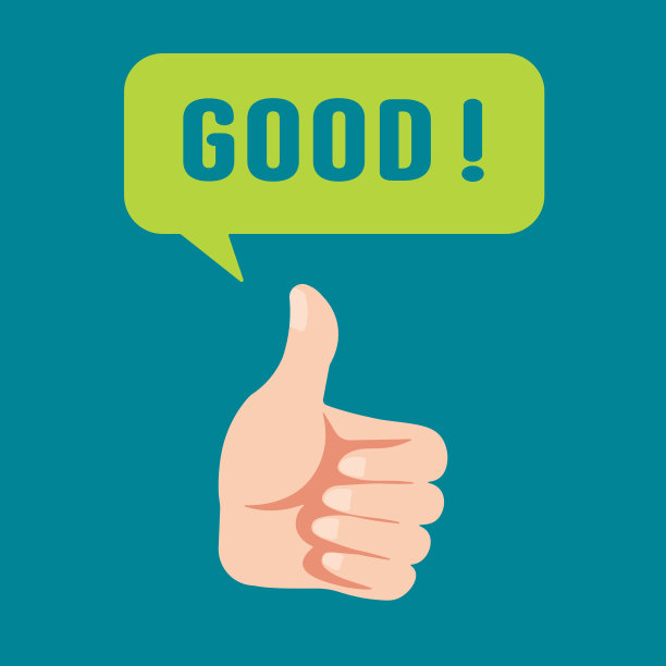 手的姿势。竖起大拇指。图片下载