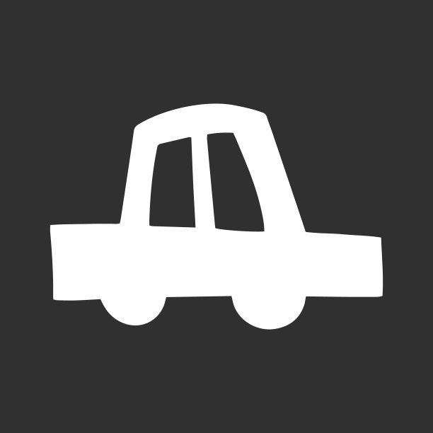 汽车剪纸艺术。孩子们的手绘艺术。模板。矢量插图。每股收益10图片下载