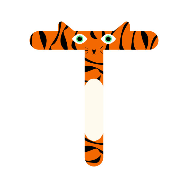 信一个字母。孩子的教育。ABC矢量插图。排版设计。图片下载