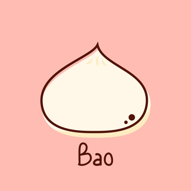保向量。馒头标志设计。馒头向量。馒头的象征。白底馒头。图片下载