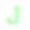 绿色3D渲染字体字母J图片下载