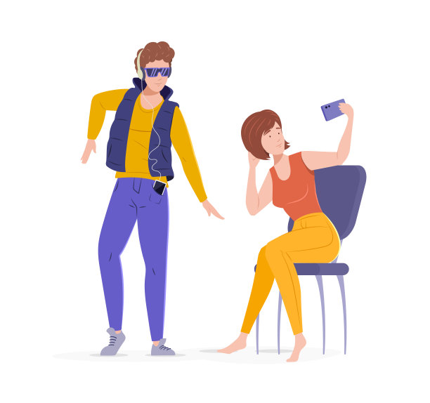 年轻人一边听音乐一边自拍图片下载