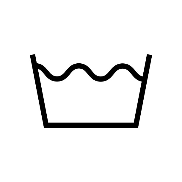 洗衣处理符号。洗涤方法的象征。向量。图片下载